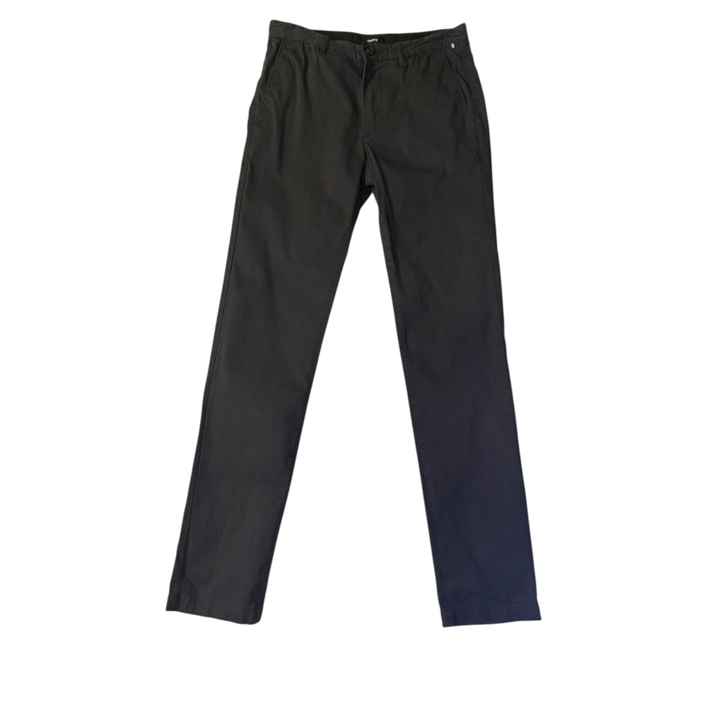 Theory Zaine Witten Slim Straight Chino Pants Men's Size‎ 28 Black F1074204